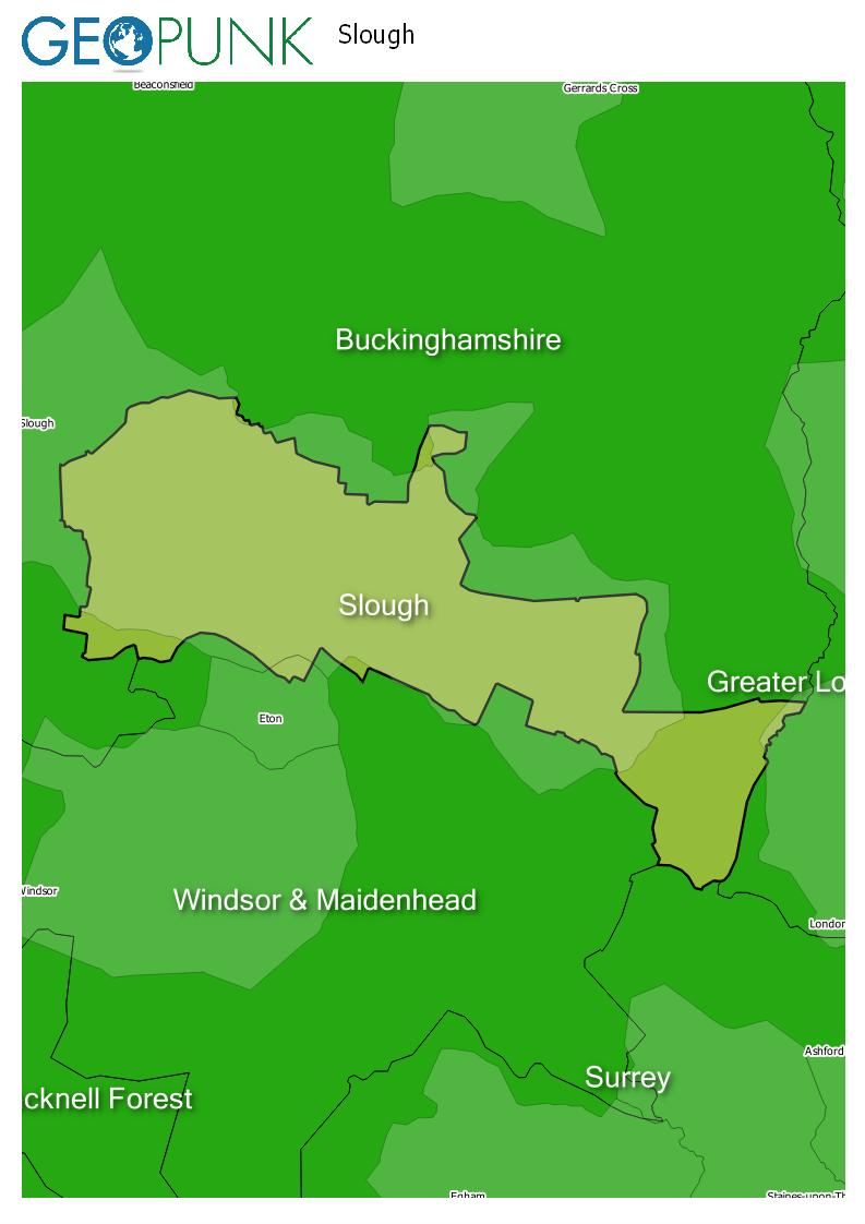 map of Slough