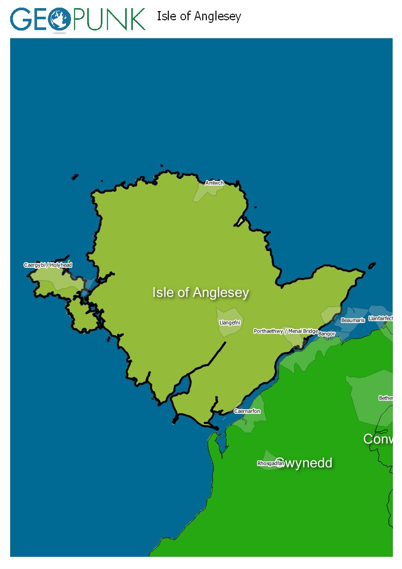 map of Isle Of Anglesey