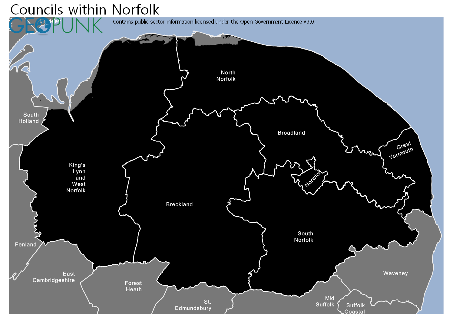 Council Map Norfolk 